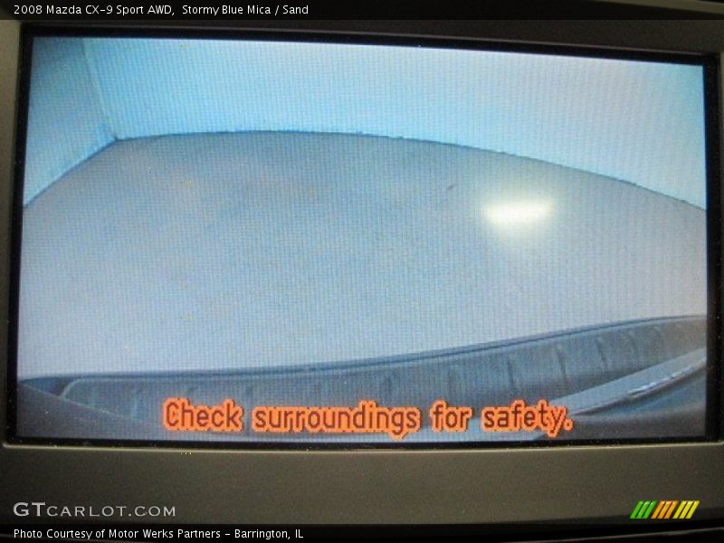 Stormy Blue Mica / Sand 2008 Mazda CX-9 Sport AWD