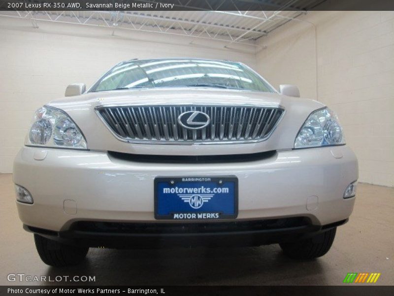 Savannah Beige Metallic / Ivory 2007 Lexus RX 350 AWD