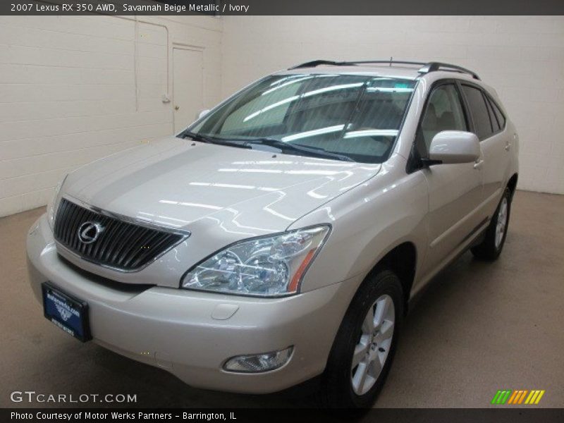 Savannah Beige Metallic / Ivory 2007 Lexus RX 350 AWD