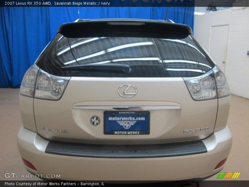 Savannah Beige Metallic / Ivory 2007 Lexus RX 350 AWD