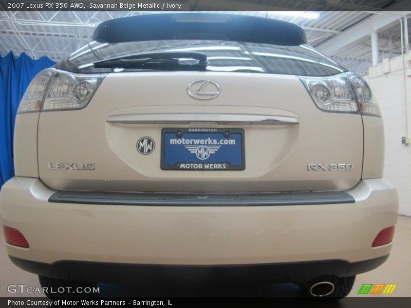 Savannah Beige Metallic / Ivory 2007 Lexus RX 350 AWD
