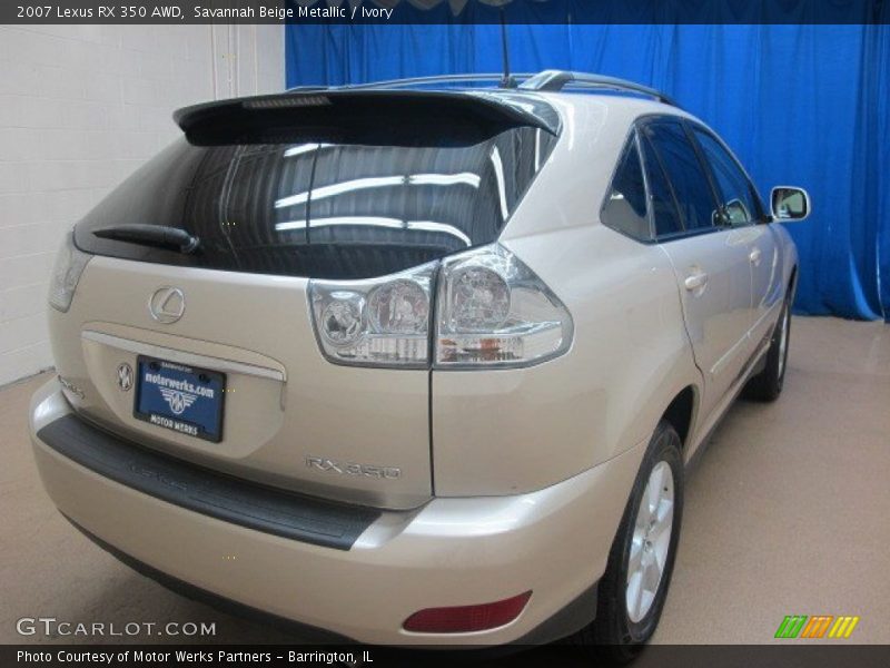 Savannah Beige Metallic / Ivory 2007 Lexus RX 350 AWD
