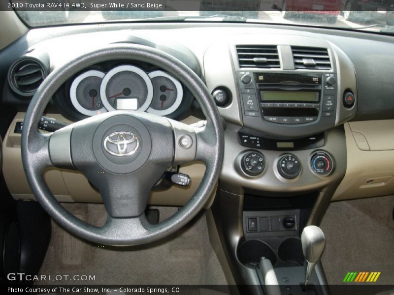 Super White / Sand Beige 2010 Toyota RAV4 I4 4WD