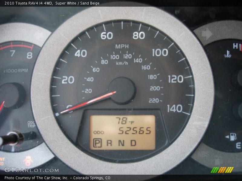 Super White / Sand Beige 2010 Toyota RAV4 I4 4WD