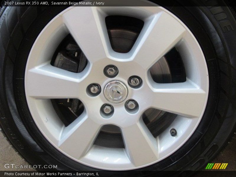 Savannah Beige Metallic / Ivory 2007 Lexus RX 350 AWD