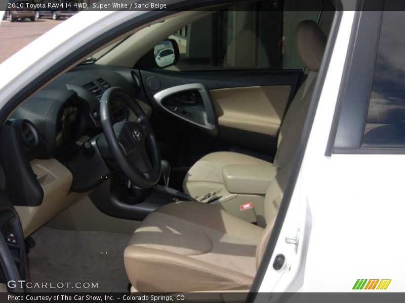 Super White / Sand Beige 2010 Toyota RAV4 I4 4WD