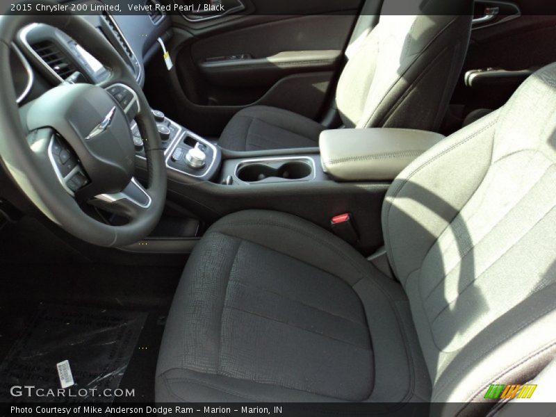 Velvet Red Pearl / Black 2015 Chrysler 200 Limited