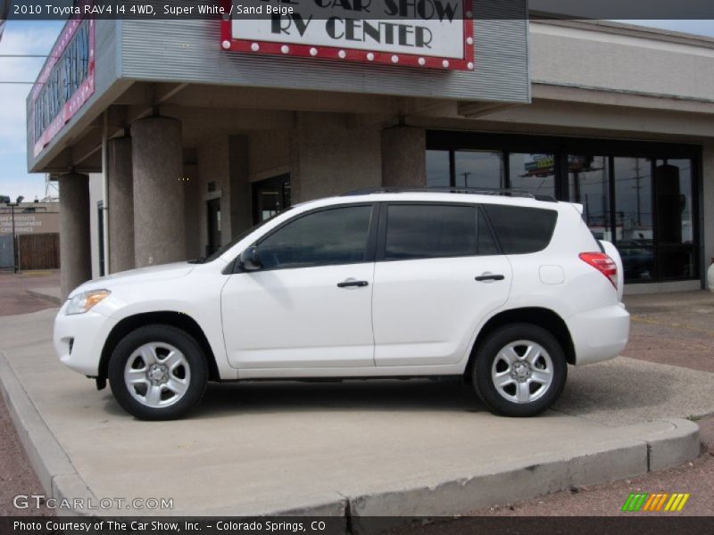 Super White / Sand Beige 2010 Toyota RAV4 I4 4WD