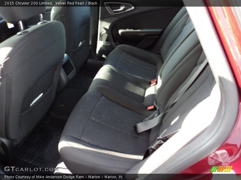 Velvet Red Pearl / Black 2015 Chrysler 200 Limited