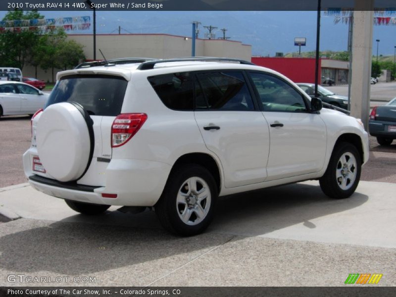Super White / Sand Beige 2010 Toyota RAV4 I4 4WD