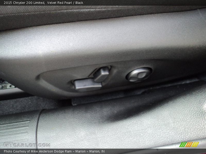 Velvet Red Pearl / Black 2015 Chrysler 200 Limited