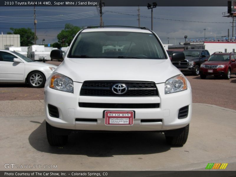 Super White / Sand Beige 2010 Toyota RAV4 I4 4WD