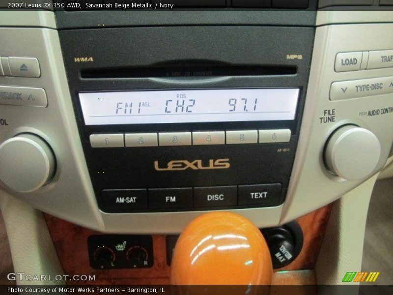 Savannah Beige Metallic / Ivory 2007 Lexus RX 350 AWD