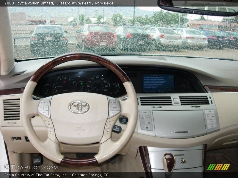 Blizzard White Pearl / Ivory Beige 2008 Toyota Avalon Limited