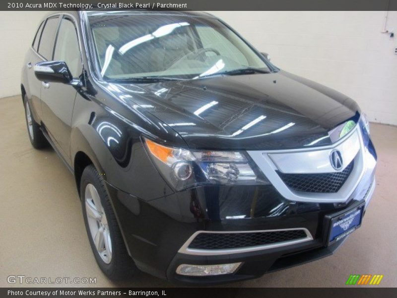 Crystal Black Pearl / Parchment 2010 Acura MDX Technology