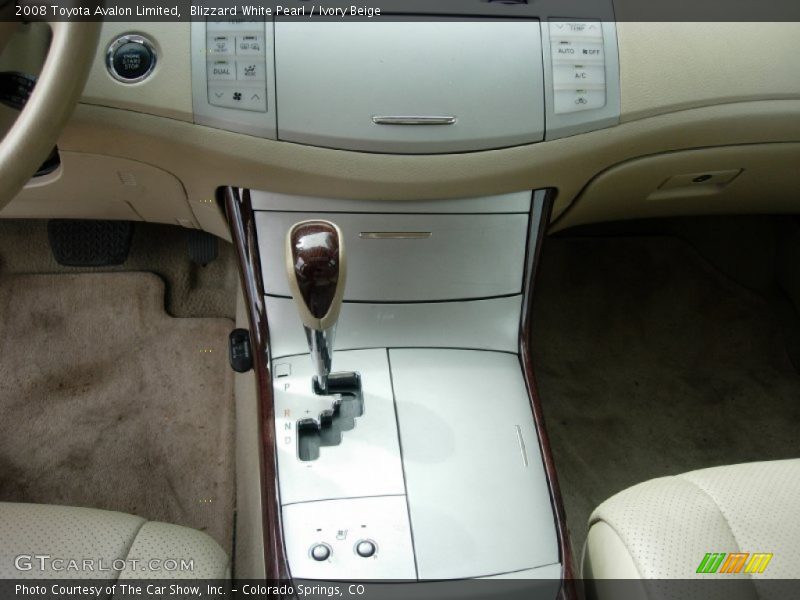 Blizzard White Pearl / Ivory Beige 2008 Toyota Avalon Limited