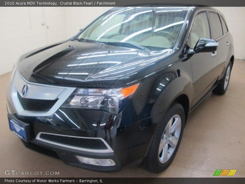 Crystal Black Pearl / Parchment 2010 Acura MDX Technology