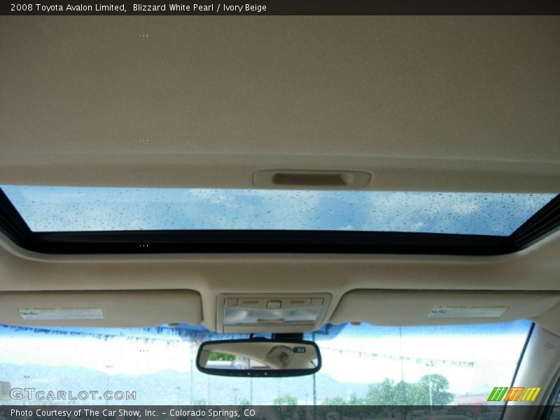 Blizzard White Pearl / Ivory Beige 2008 Toyota Avalon Limited