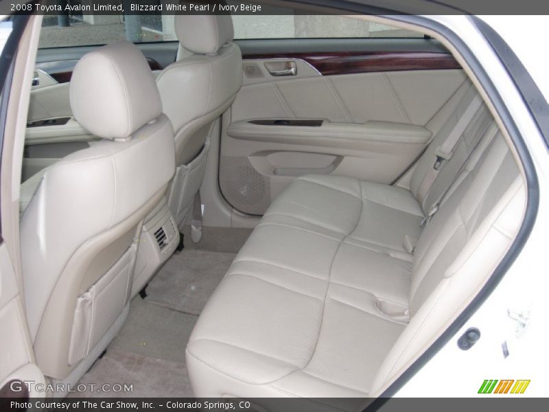 Blizzard White Pearl / Ivory Beige 2008 Toyota Avalon Limited