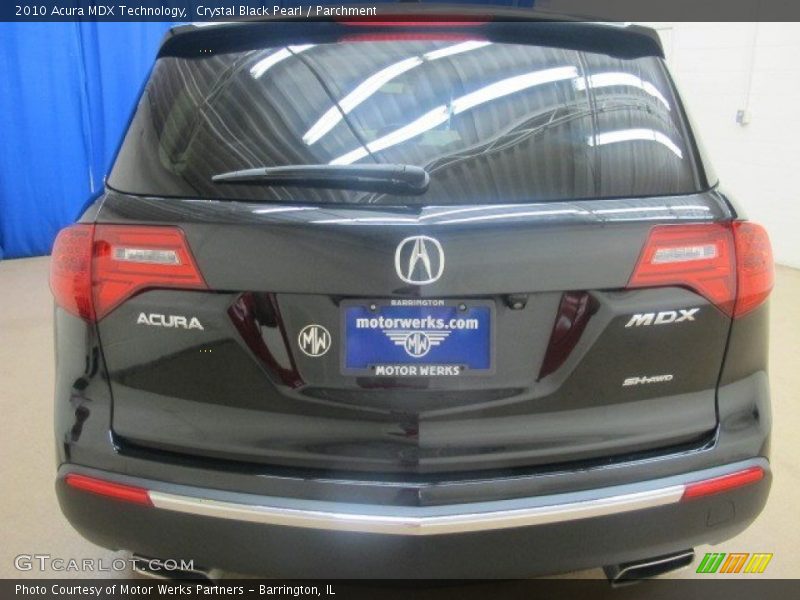 Crystal Black Pearl / Parchment 2010 Acura MDX Technology