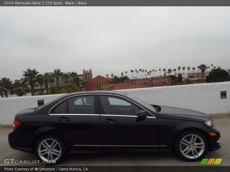 Black / Black 2014 Mercedes-Benz C 250 Sport