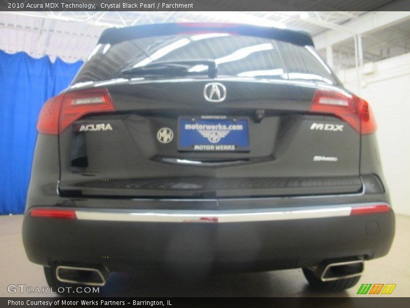 Crystal Black Pearl / Parchment 2010 Acura MDX Technology