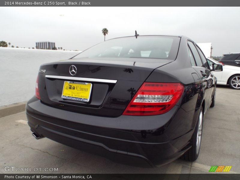 Black / Black 2014 Mercedes-Benz C 250 Sport