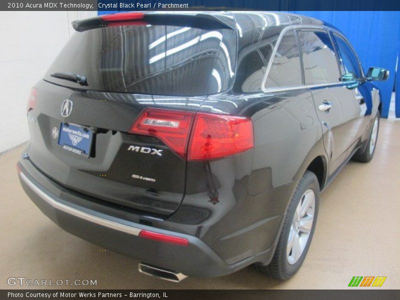 Crystal Black Pearl / Parchment 2010 Acura MDX Technology