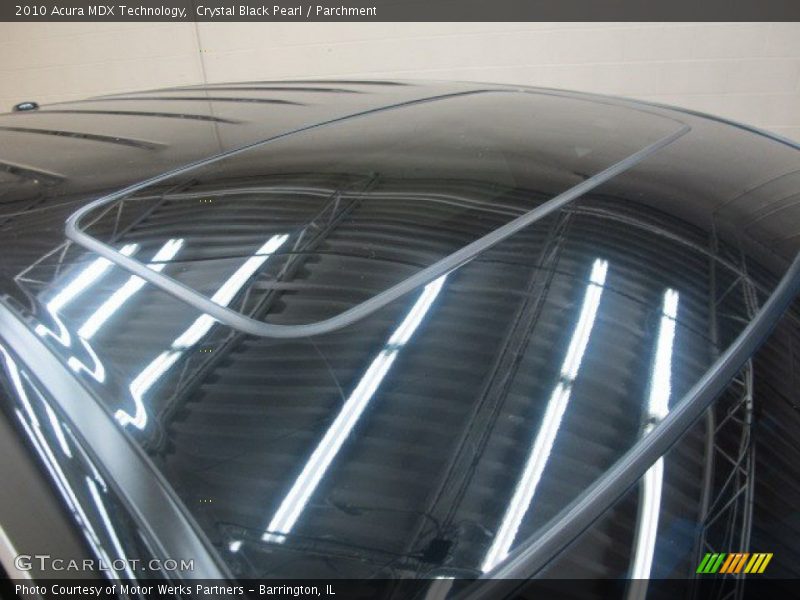 Crystal Black Pearl / Parchment 2010 Acura MDX Technology
