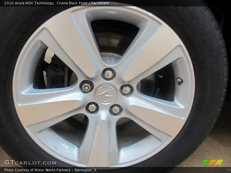 Crystal Black Pearl / Parchment 2010 Acura MDX Technology