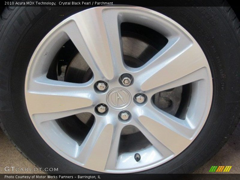 Crystal Black Pearl / Parchment 2010 Acura MDX Technology