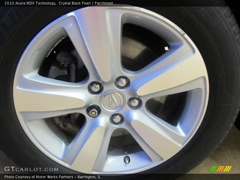 Crystal Black Pearl / Parchment 2010 Acura MDX Technology