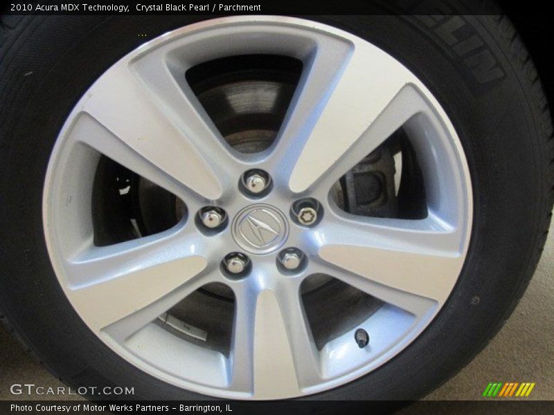 Crystal Black Pearl / Parchment 2010 Acura MDX Technology
