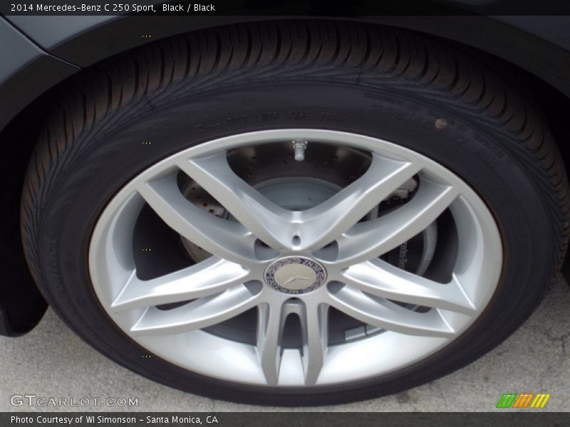 Black / Black 2014 Mercedes-Benz C 250 Sport