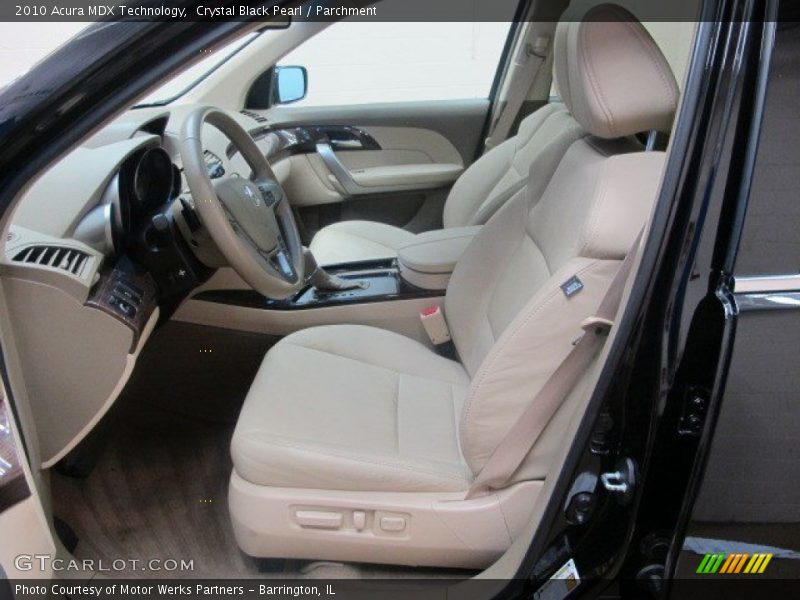 Crystal Black Pearl / Parchment 2010 Acura MDX Technology