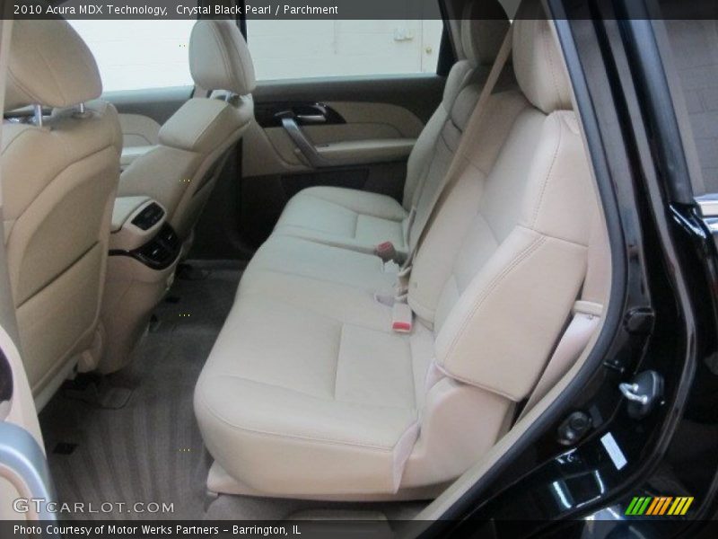 Crystal Black Pearl / Parchment 2010 Acura MDX Technology