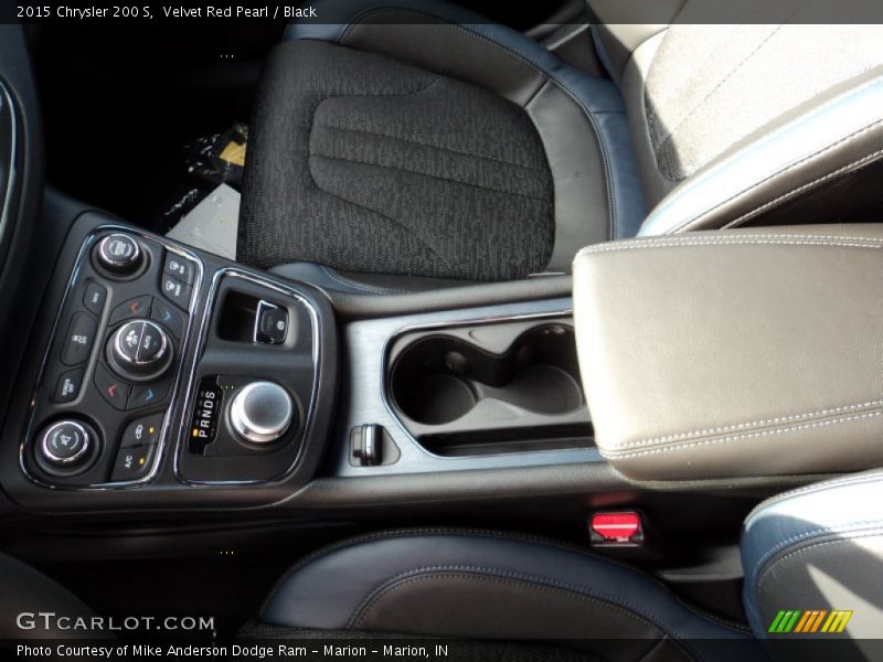 Velvet Red Pearl / Black 2015 Chrysler 200 S