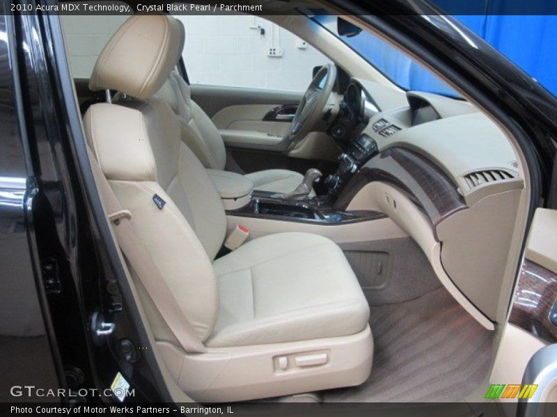 Crystal Black Pearl / Parchment 2010 Acura MDX Technology
