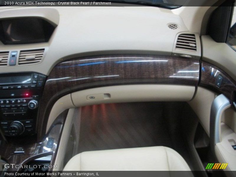Crystal Black Pearl / Parchment 2010 Acura MDX Technology