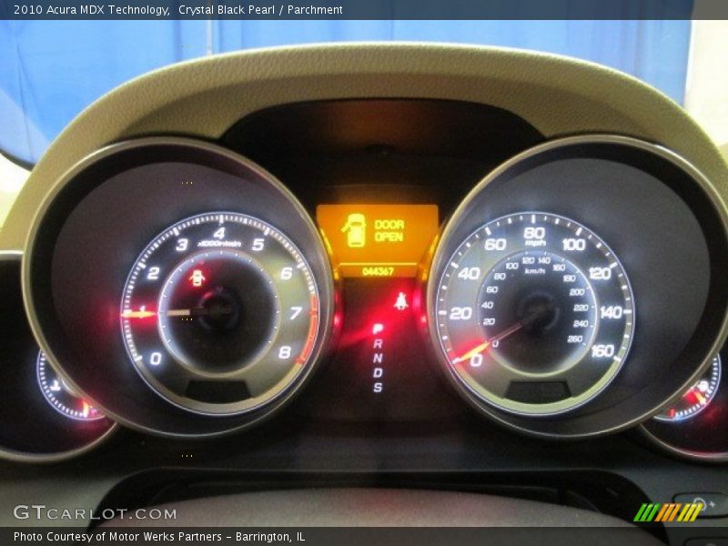 Crystal Black Pearl / Parchment 2010 Acura MDX Technology