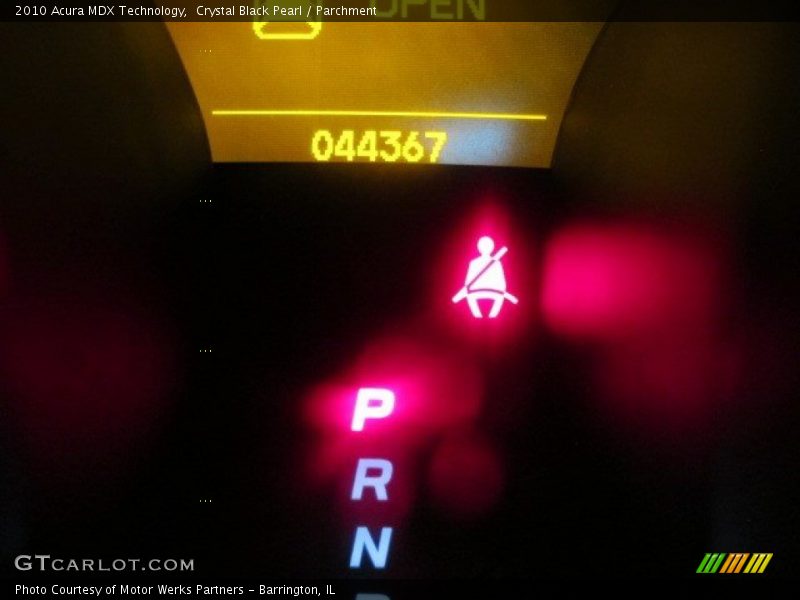 Crystal Black Pearl / Parchment 2010 Acura MDX Technology