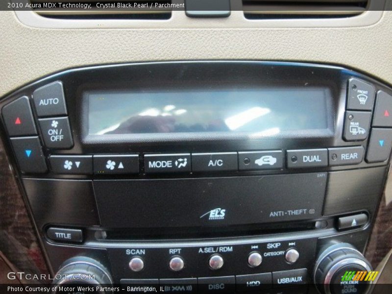 Crystal Black Pearl / Parchment 2010 Acura MDX Technology