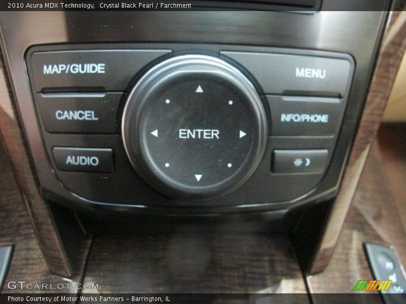 Crystal Black Pearl / Parchment 2010 Acura MDX Technology