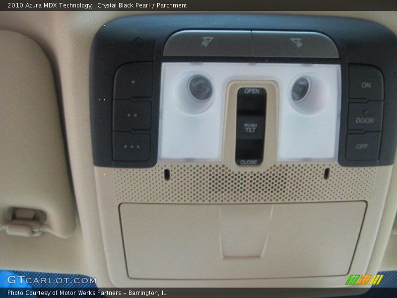 Crystal Black Pearl / Parchment 2010 Acura MDX Technology