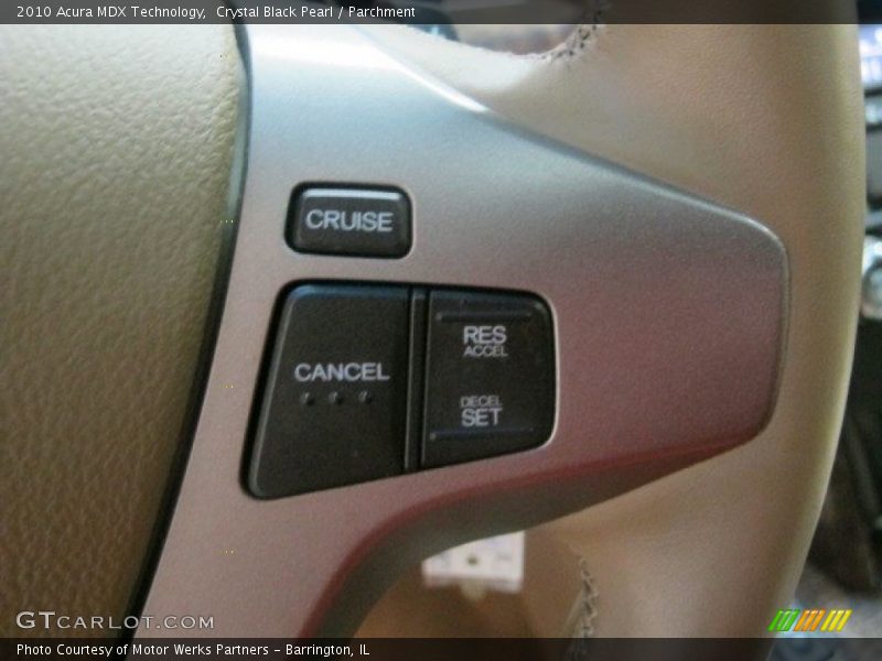 Crystal Black Pearl / Parchment 2010 Acura MDX Technology