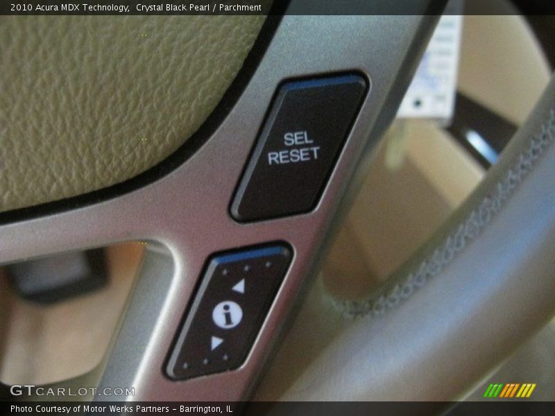 Crystal Black Pearl / Parchment 2010 Acura MDX Technology