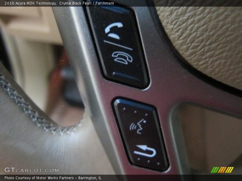 Crystal Black Pearl / Parchment 2010 Acura MDX Technology