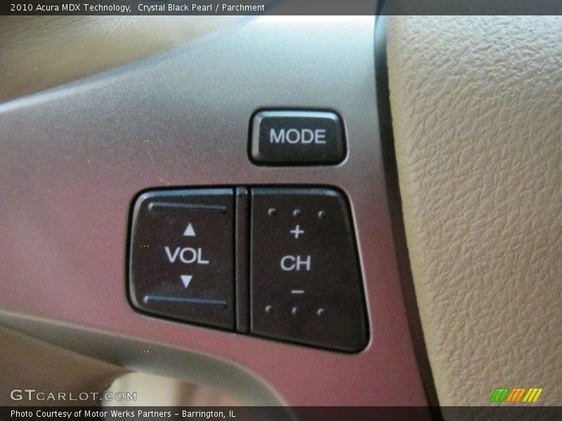 Crystal Black Pearl / Parchment 2010 Acura MDX Technology