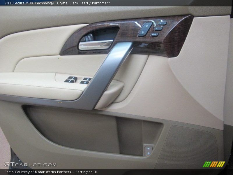 Crystal Black Pearl / Parchment 2010 Acura MDX Technology