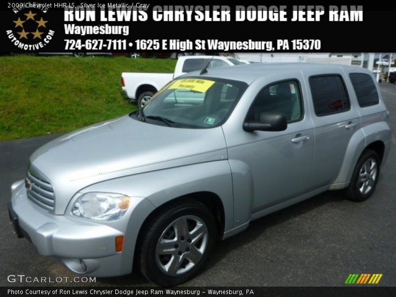 Silver Ice Metallic / Gray 2009 Chevrolet HHR LS